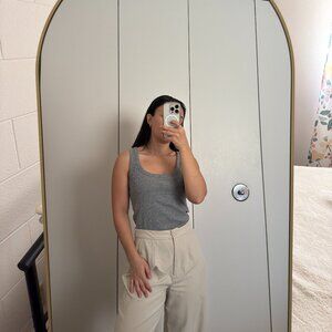 H&M Essential Fitted Ribbed Tank Top